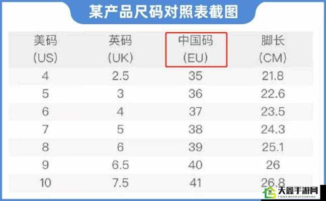 国产尺码和欧洲尺码表 2023：详细对比与解析